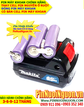 Pin máy khoan Makita 12v-1.5AH; Thay ruột Mới PIn máy khoan Makita 12v-1.5AH | CÒN HÀNG